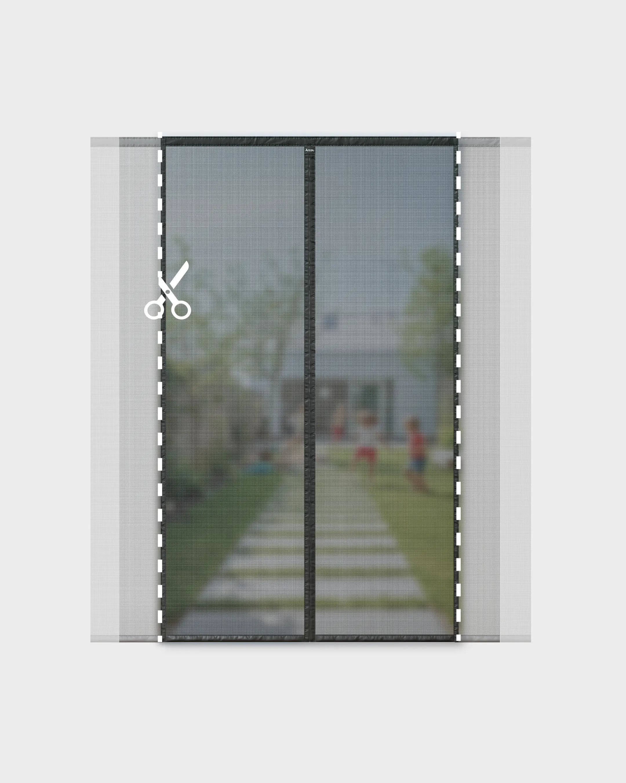 Varano Fliegengitter balkontür in der Breite kürzbar