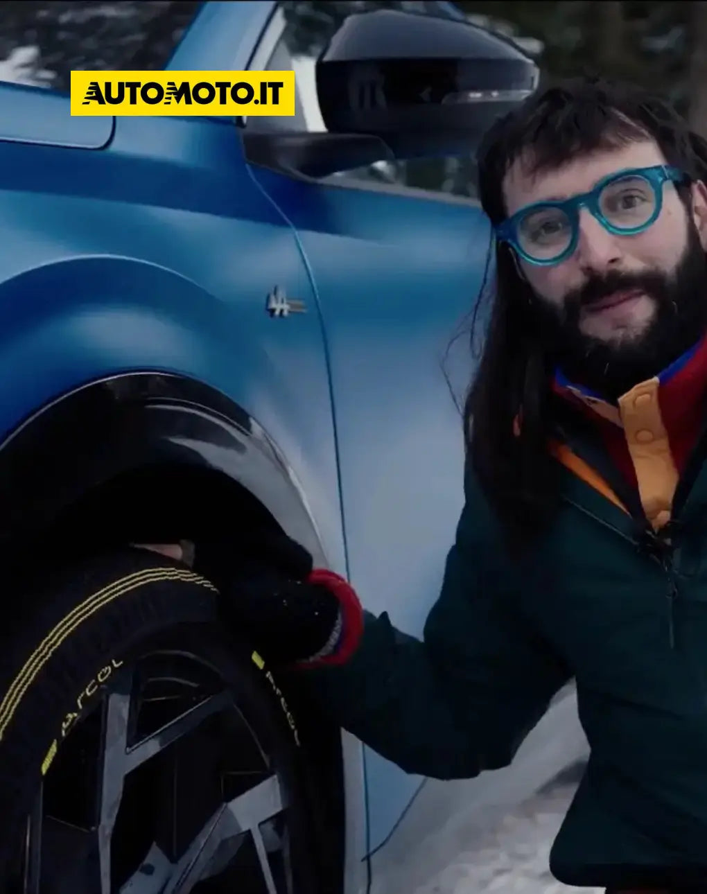 Cadenas de nieve textil para coche